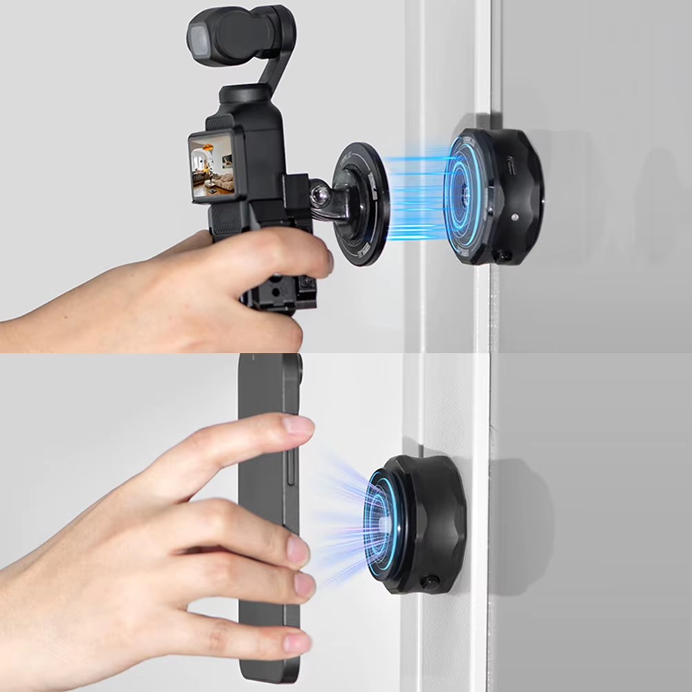 Vacuum Gripster Magnetic Camera Holder Rust Proof Electric Suction Cup Holder Wear Resist Sports Camera Magnetic Bracket for Pocket 3 listing photo 4