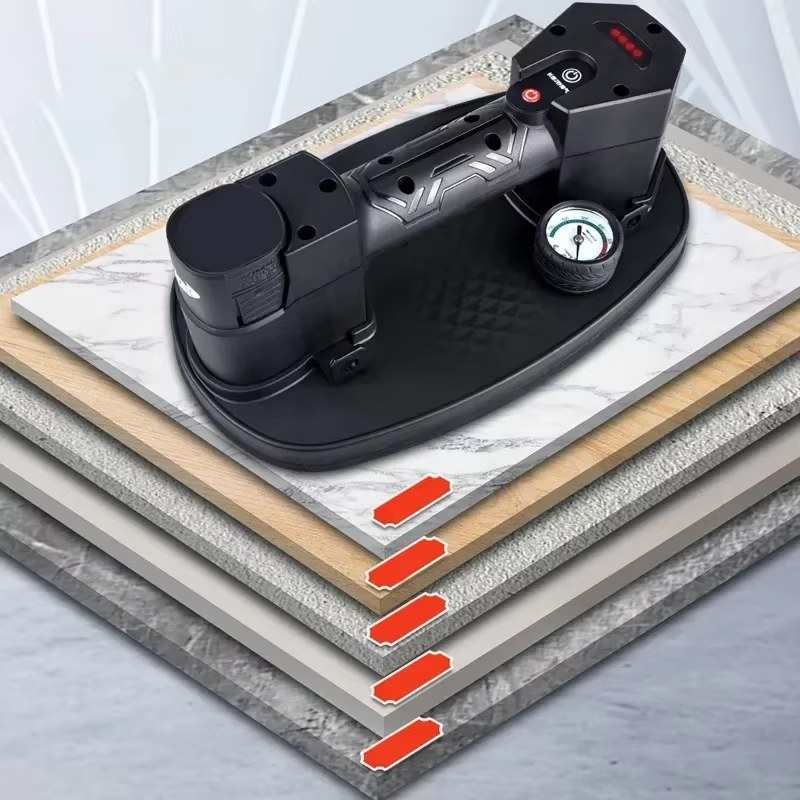 220kg Load Industrial Grade Electric Vacuum Suction Cup Gripster Heavy Lifter Granite Glass Tile Suckers Lifting Tool 1500mAh Box Pack listing photo 5