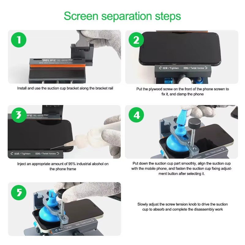 SUNSHINE Fixture Suction Cup Gripster for SS-601G/S-918F Plus/RL-601S Plus For Repairing Mobile Phones listing photo 4