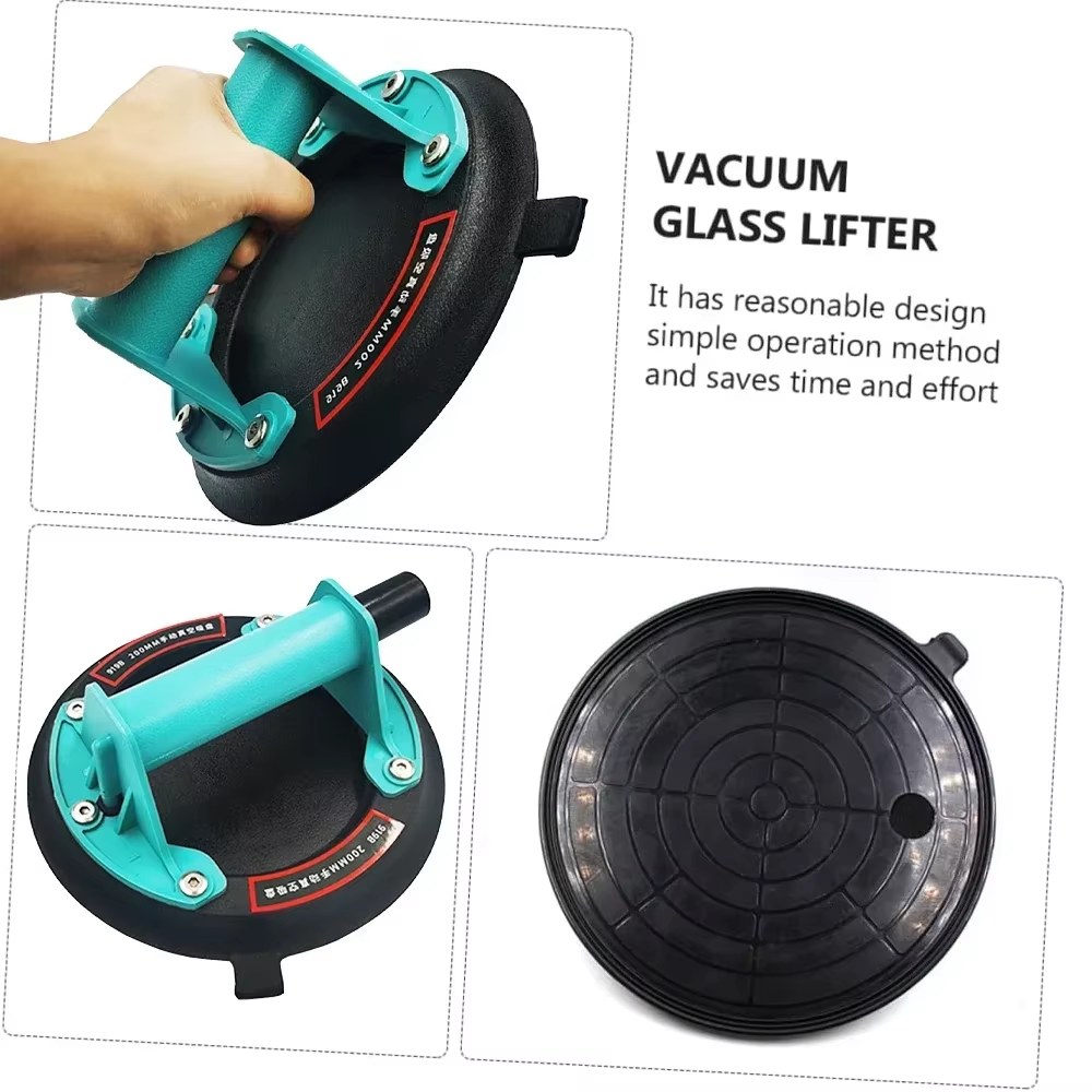 Vacuum Suction Cup Gripster 200kg Loading Capacity Heavy Duty Vacuum Spreader for Tile Adsorption Granite Glass Lifting 8 Inch Cup listing photo 5