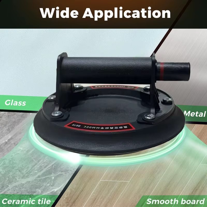2025 Vacuum Suction Cup 200kg Loading Capacity Heavy Duty Vacuum Spreader Gripster for Tile Adsorption Granite Glass Lifting 8 Inch Cup