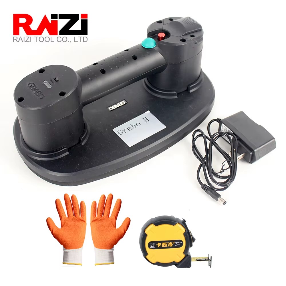 Raizi GRABO Portable Electric Vacuum Suction Cup Gripster Lifter for Granite Glass Tile Heavy Lifting Tool Heavy Slab Lifting Lifter listing photo 3