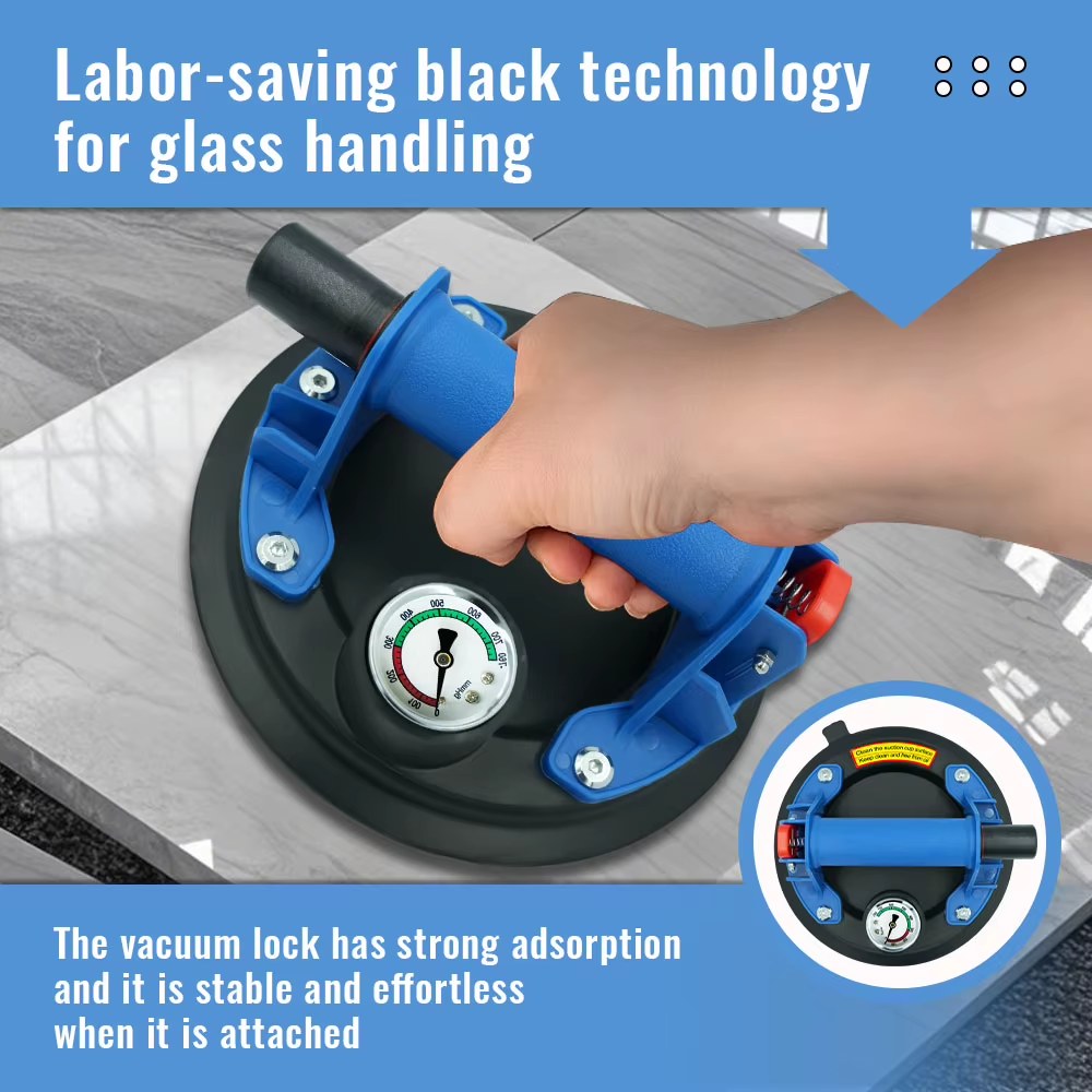 250KG Heavy Duty Vacuum Suction Cup 8 Inch Industrial Gripster Lifter for Granite Marble Tile Glass Lifting listing photo 3