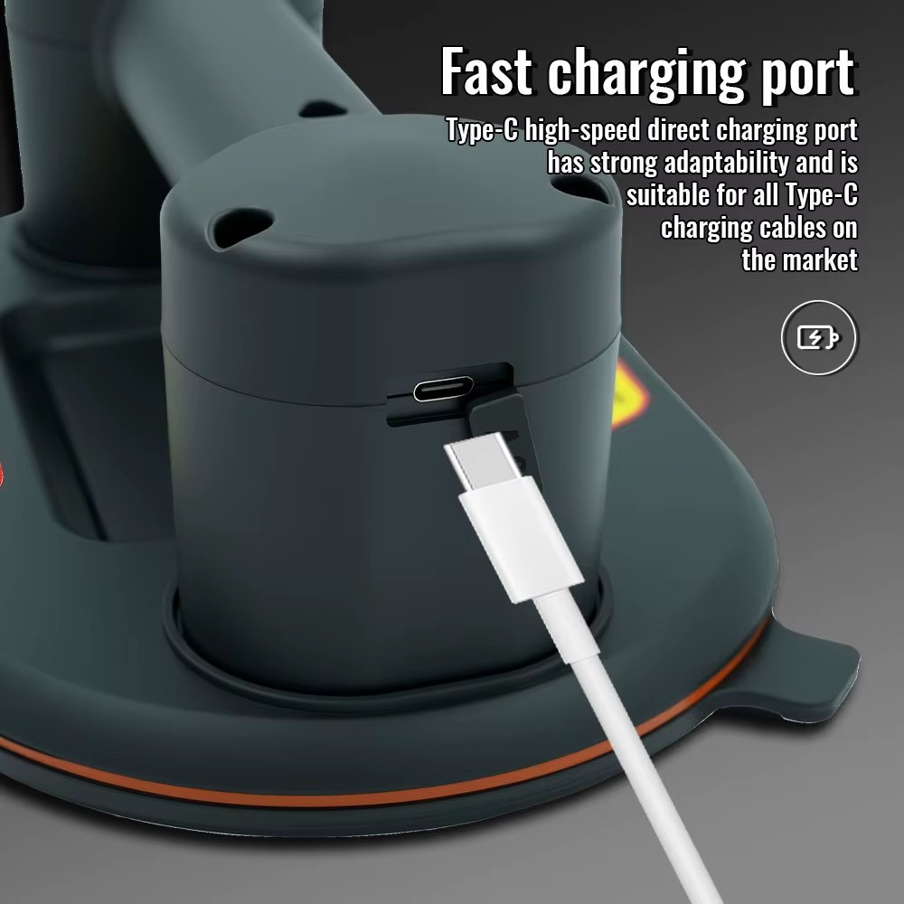 Upgrade Smart Display Electric Vacuum Suction Cup 300KG Load Heavy-Duty Glass Tile Gripster Lifter Vacuum Suckers Lifting Tool listing photo 5