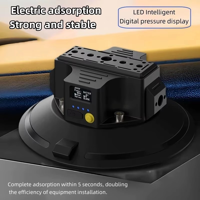 Electronic Suction Cup 3 inch 75mm Vacuum Electric Sucker Gripster Photographic Camera Long Battery Life 1/4 3/8 Mount Tread For Car Roof listing photo 4