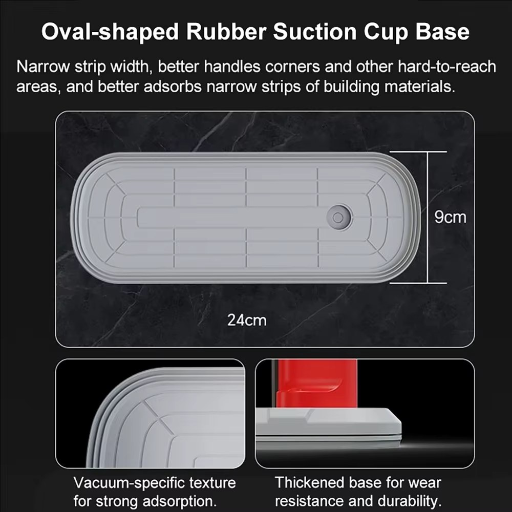 Electric Vacuum Suction Cup Gripster with 2400mAh Rechargable Battery for Narrow Panel Lifting Glass Tile Heavy-Duty Lifter Suction Cup listing photo 3