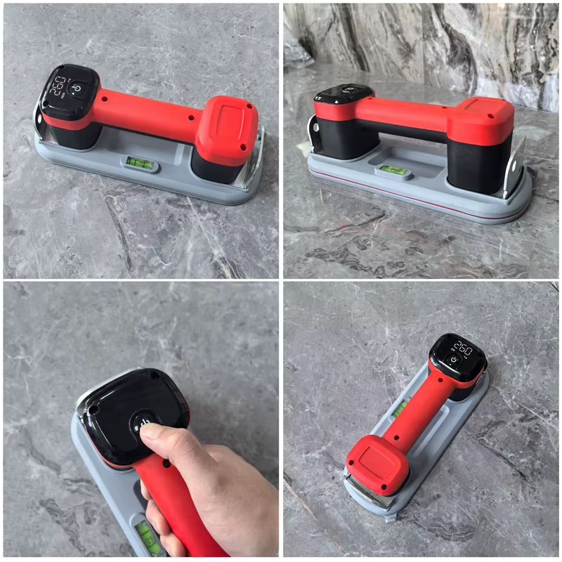 300KG Industrial Grade Smart Display Tiles Glass Lifting Tool Electric Vacuum Suction Cup Gripster Air Sucker for Floor Joint Repair listing photo 5