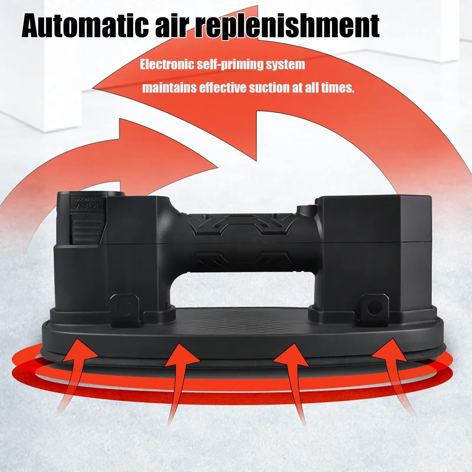220KG Load Electric Vacuum Suction Cup Gripster for Granite Glass Ceramic Tile Lifting Tool Heavy Duty Air Pump Suction Lifter Machine listing photo 4