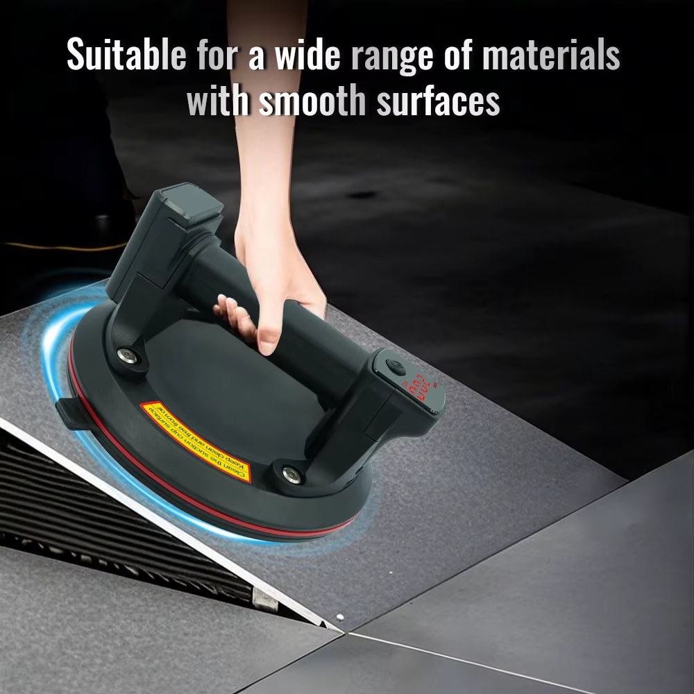 Portable Electric Electric Suction Lifter 200KG Capacity Powerful Industrial Suction Cup Gripster for Granite Glass Tile listing photo 4
