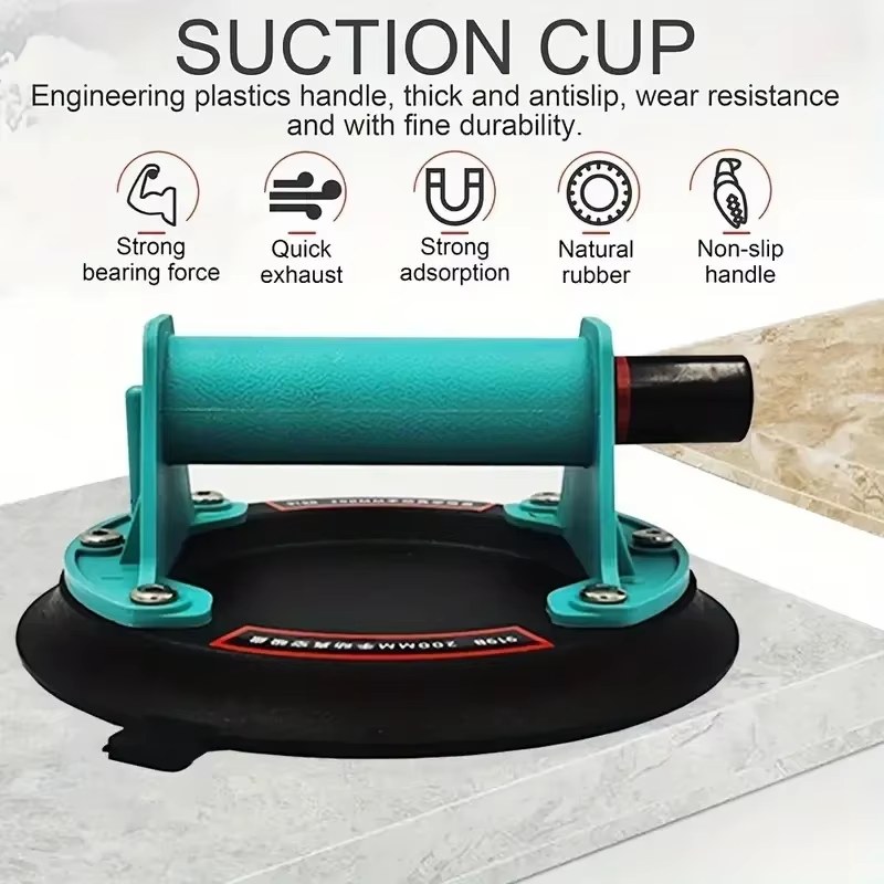 Vacuum Suction Cup Gripster 200kg Loading Capacity Heavy Duty Vacuum Spreader for Tile Adsorption Granite Glass Lifting 8 Inch Cup listing photo 2