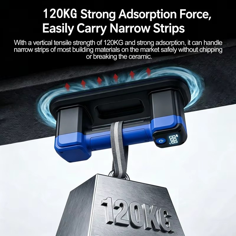Narrow Strip Electric Vacuum Suction Cup Gripster 120KG Load Vacuum Lifter 2400mAh Rechargeable Heavy-Duty Construction Handling Tool listing photo 3