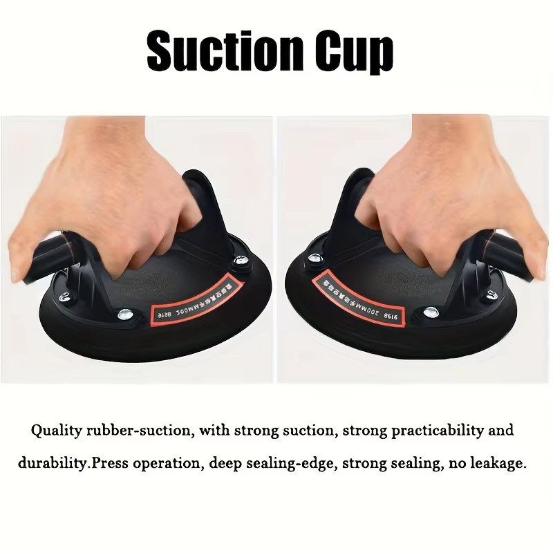 2025 Vacuum Suction Cup 200kg Loading Capacity Heavy Duty Vacuum Spreader Gripster for Tile Adsorption Granite Glass Lifting 8 Inch Cup listing photo 4