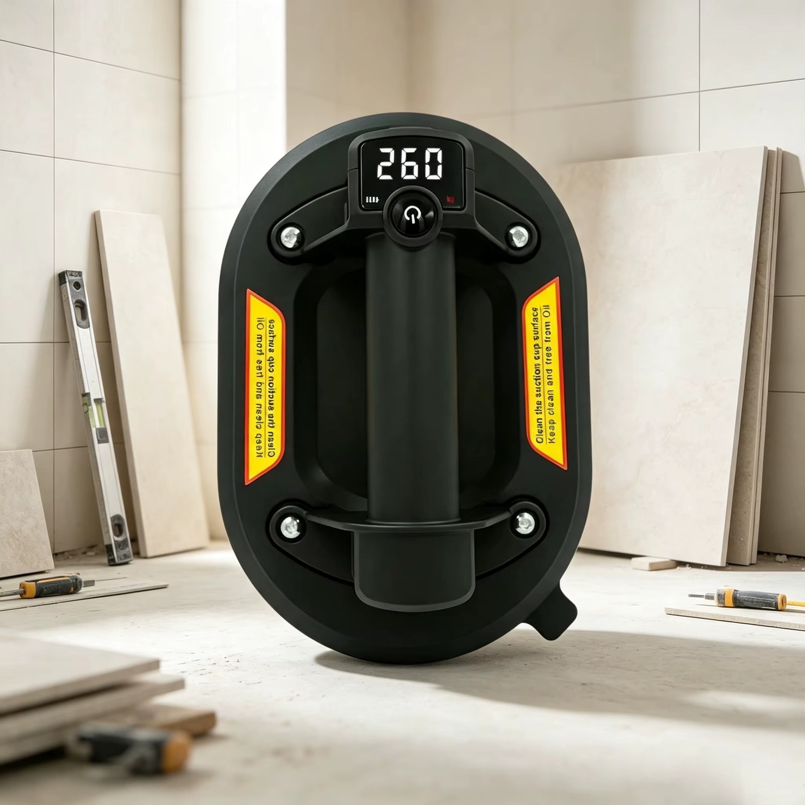 2026 Electric Vacuum Suction Cup Gripster Hot sell 260kg Load Heavy Lifter Display Granite Glass Tile Sucker Air Pump Lifting Tool