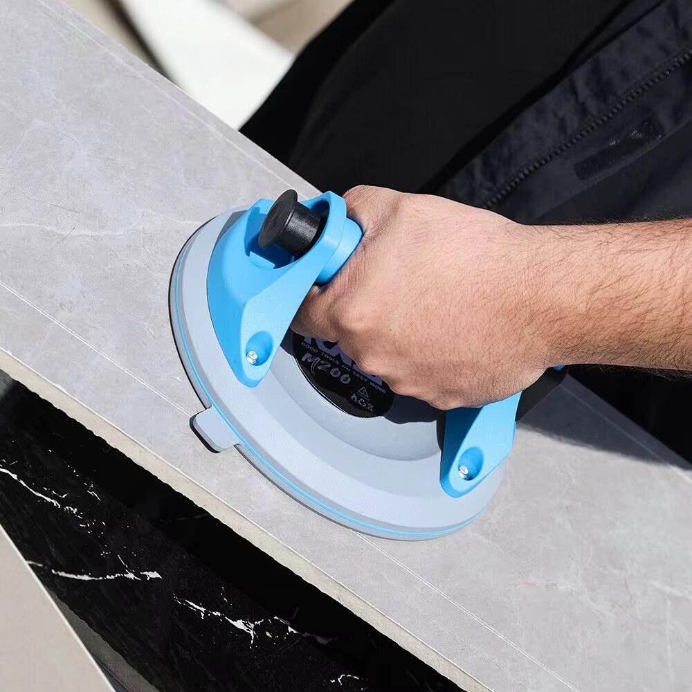 Raizi 8inch/200mm Vacuum Silica gel Suction Cup Gripster Lifter Sucker for Ceramic Tile Granite Glass Sealing Stone Move Handling Tools listing photo 3