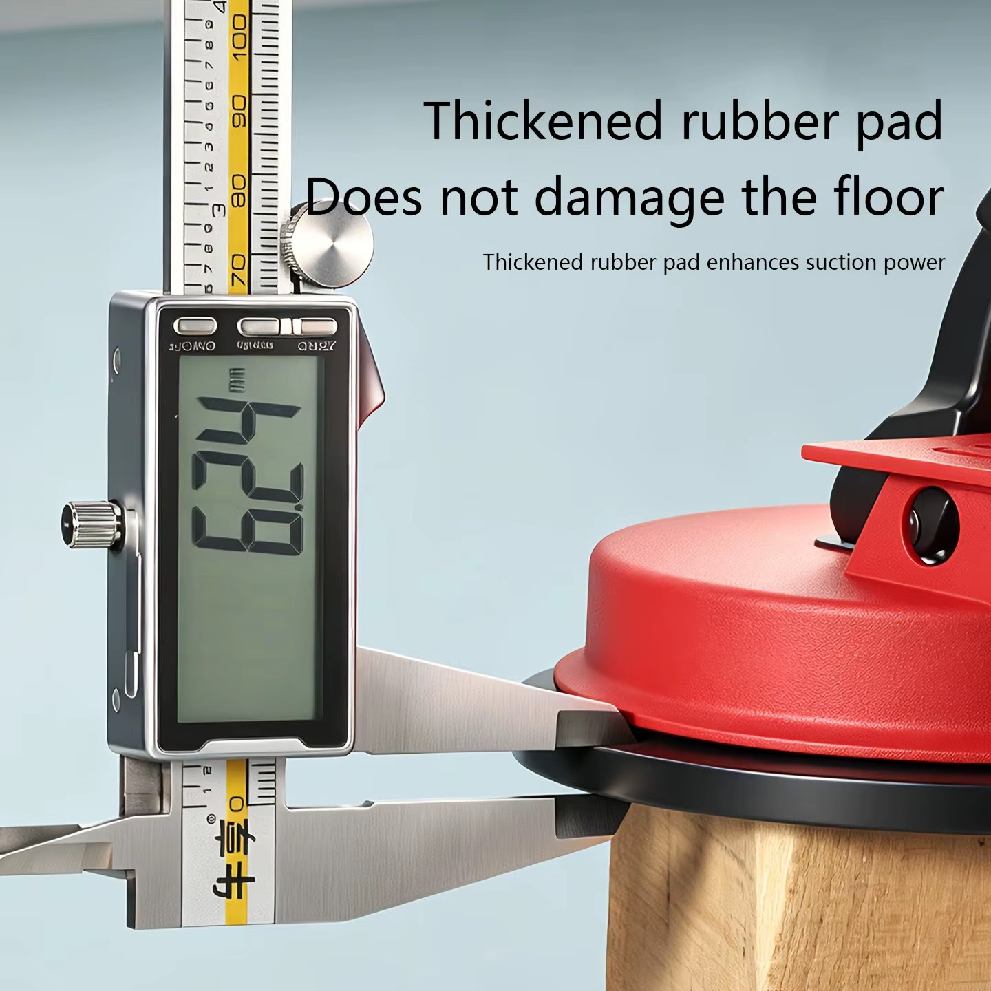 Heavy Duty Floor Gap Fixer Tool with Suction Cup Gripster, Industrial Grade Laminate Flooring Repair Kit for Vinyl Plank & Wood Floors listing photo 5