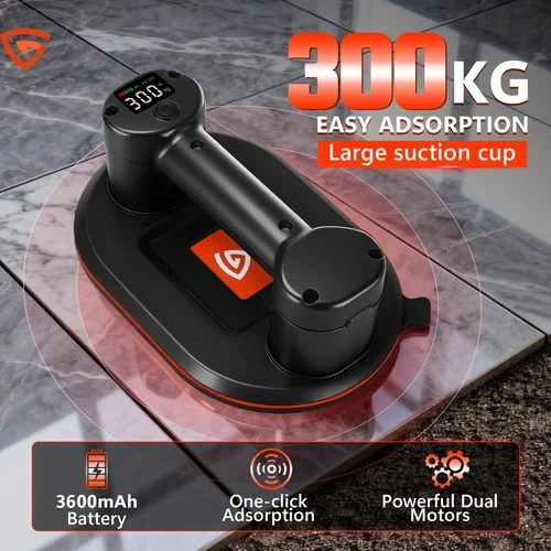 300KG 3600mAh Electric Vacuum Suction Cup Gripster Heavy-Duty Suction Lifting Machine listing photo 7