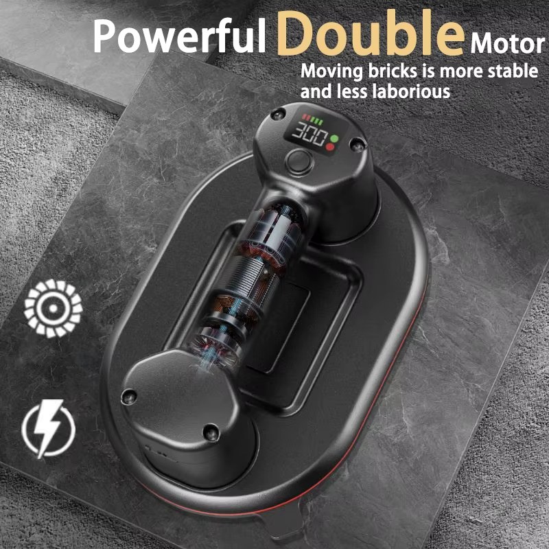 Electric Vacuum Suction Cup Gripster 300kg Bearing Capacity Heavy Duty Vacuum Lifter for Granite Tile Glass Manual Lifting Powerful listing photo 4