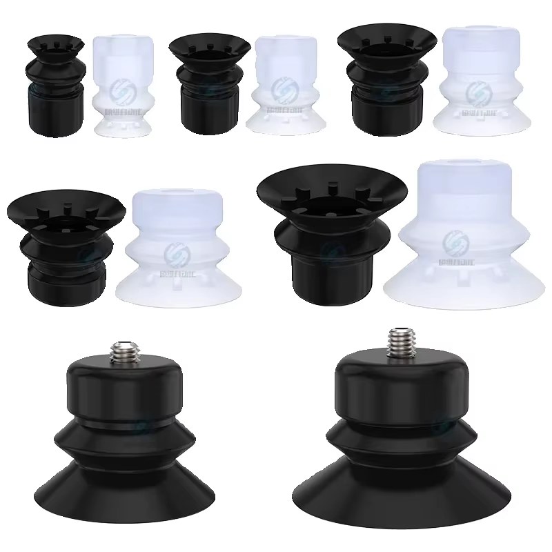 10pcs/pack ESV/ESS Series Double-layer Corrugated Vacuum Suction Cup Gripsters ESS/ESV-10/15/20/25/30/40/50-BS/N listing photo 3