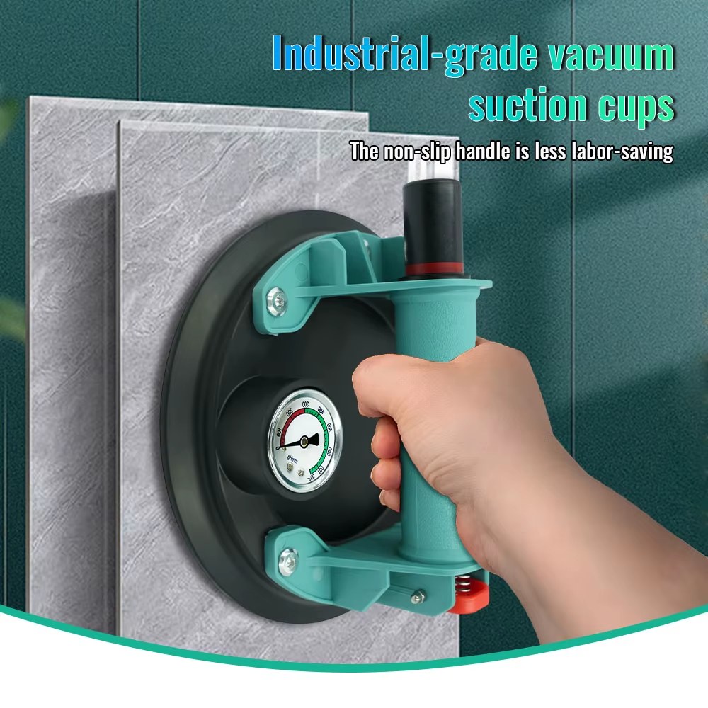 8 Inch 250 Kg Carrying Capacity Heavy Duty Manual Lifting Vacuum Suction Cup Gripster for Granite Tile Glass