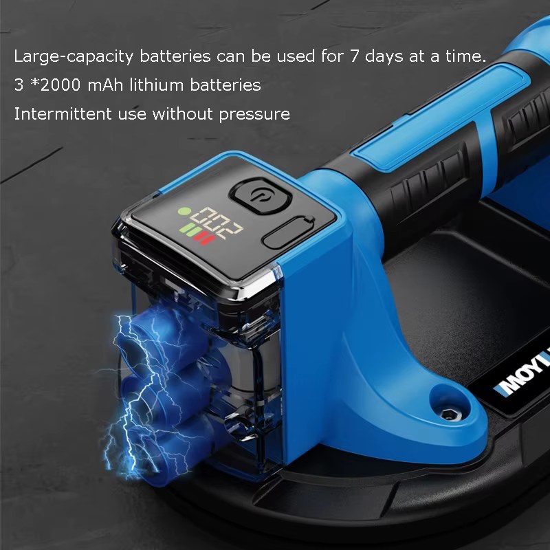 500KG Heavy Duty for Rough Surfaces, Tiles, Glass, Slabs (10 inch) Electric Vacuum Lifter Suction Cup Gripster listing photo 4