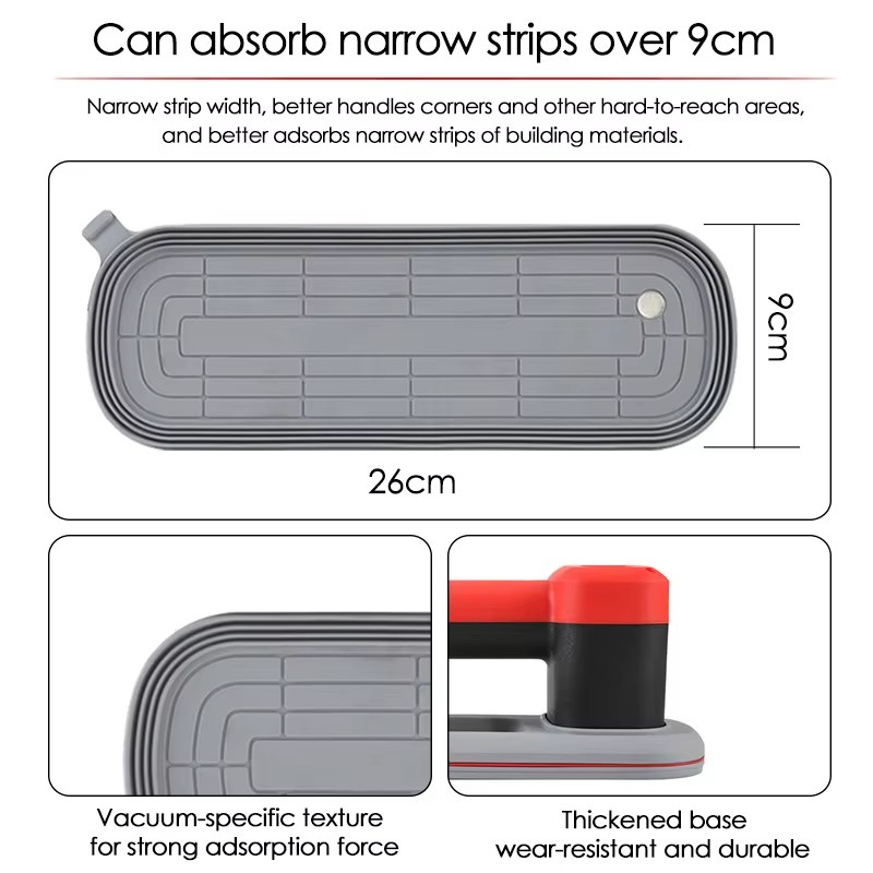 24*9cm Mini Electric Suction Cup Gripster 200Kg Load One-Click Start Vacuum Lifter for Window Narrow Strips Glass Ceramic Tile Materials listing photo 3