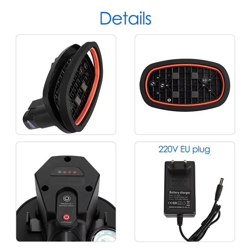 Industrial Grade Electric Vacuum Suction Cup 220KG Load Granite Tile Glass Lifting Tool Gripster with 2 Battery Heavy-Duty Vacuum Suckers listing photo 4