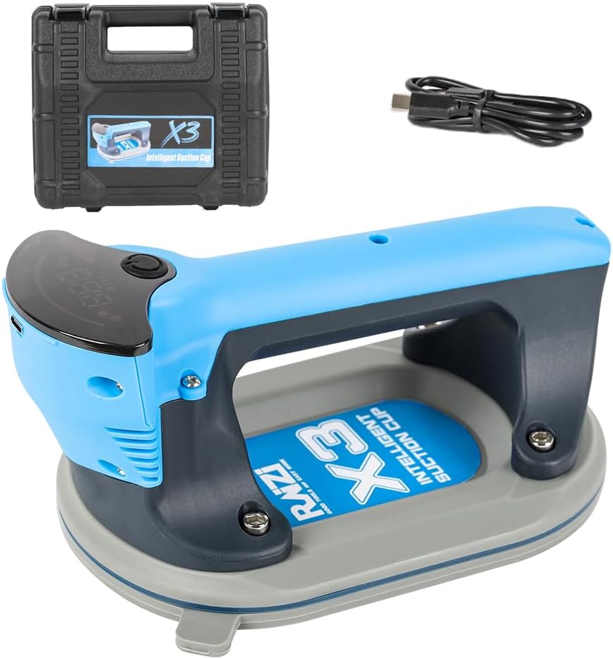 Raizi X3 Electric Vacuum Suction Cup Gripster with Auto On/Off Pump Function