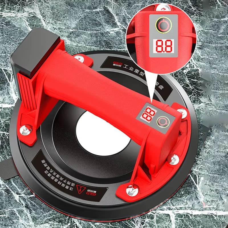8 Inch Electric Vacuum Suction Cup 200kg Bearing Suction Sucker Heavy Duty Vacuum Lifter Gripster for Granite Tile Glass Manual Lifting listing photo 2