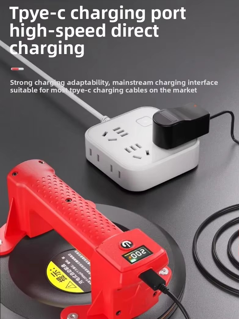 110V/220V Rechargeable Vacuum Electric Suction Cup Gripster Auto Air Replenish for Tile Glass Heavy Duty Fixator AF listing photo 5