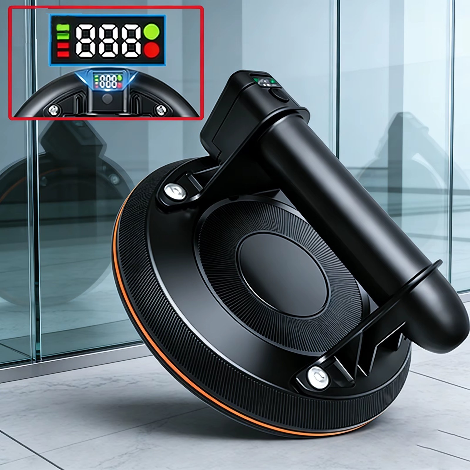 8 Inch Electric Vacuum Suction Cup 200kg Heavy Duty Rechargeable Vacuum Lifter Gripster for Tile Glass Granite Installation