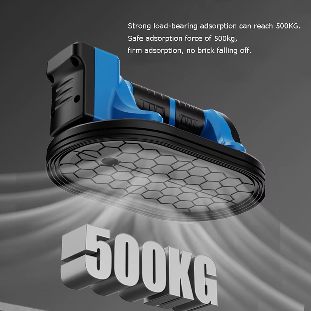 500KG Heavy Duty for Rough Surfaces, Tiles, Glass, Slabs (10 inch) Electric Vacuum Lifter Suction Cup Gripster listing photo 2