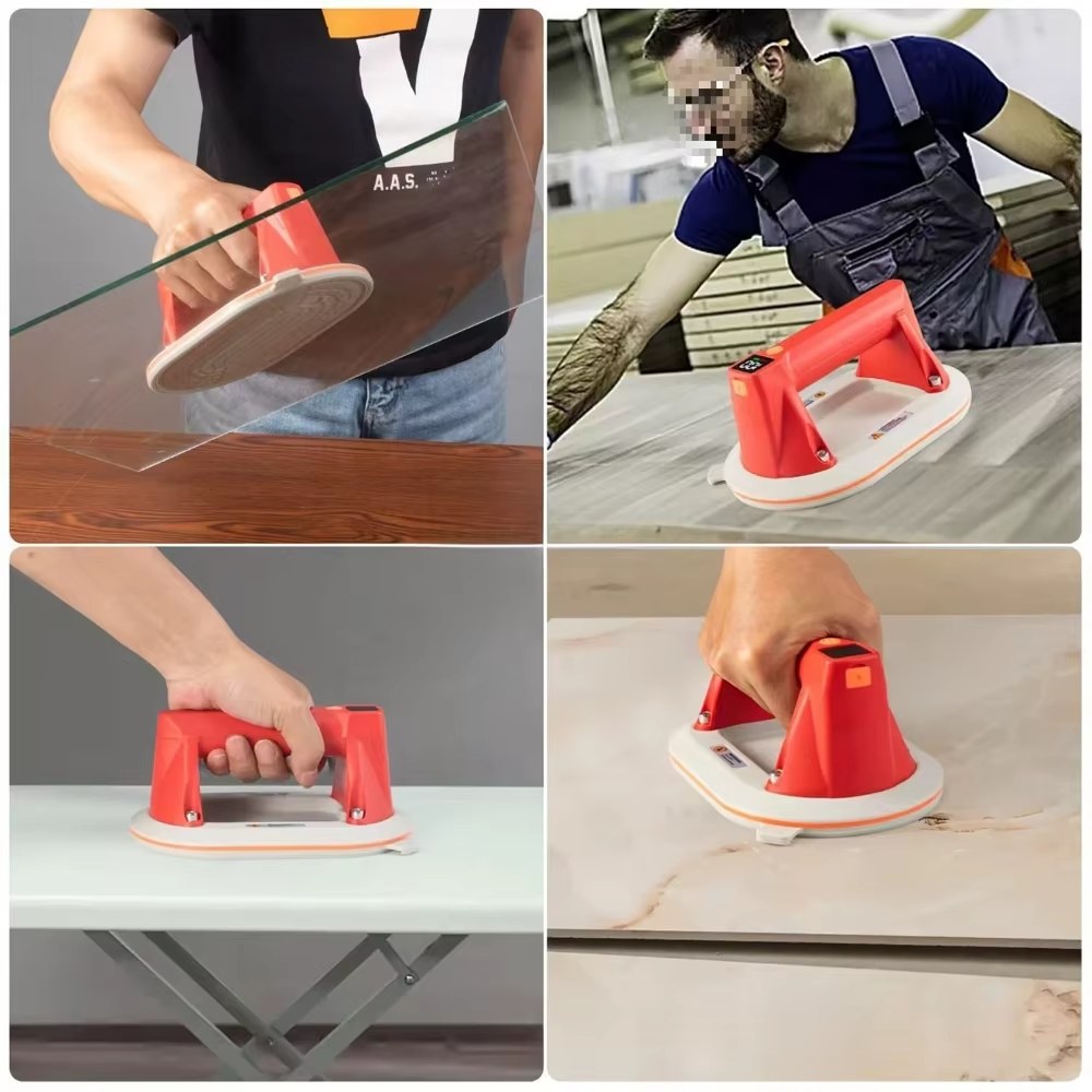 Electric Suction Cup Heavy-Duty Vacuum Lifter Gripster 160KG Bearing Capacity Powerful Glass Suction Portable Lifting and Moving Tool listing photo 4