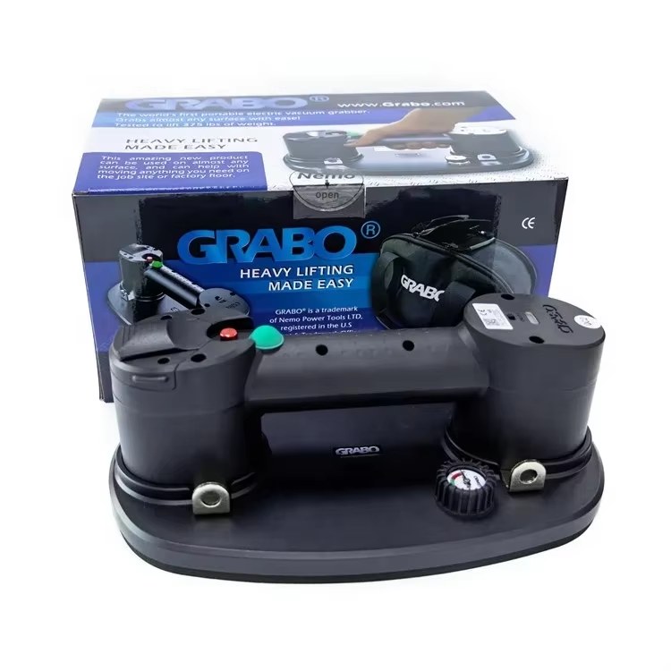 2025 hot sale Grabo electric suction mac battery sheet metal vacuum suction cup gripster lifter for pave stone