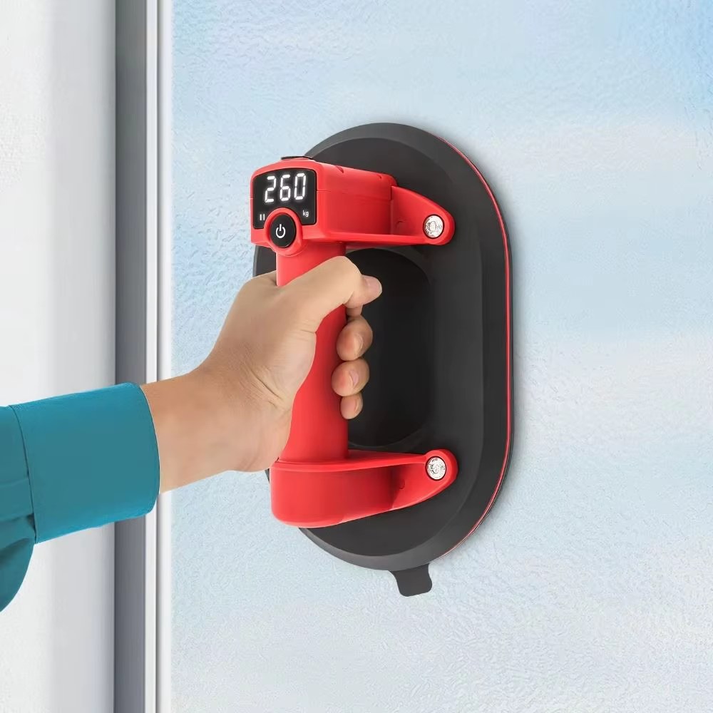 Powerful Air Pump Holder Electric Suction Cup Intelligent Digital Display Vacuum Grabber Gripster for Tile High-Power 4000 mAh Battery