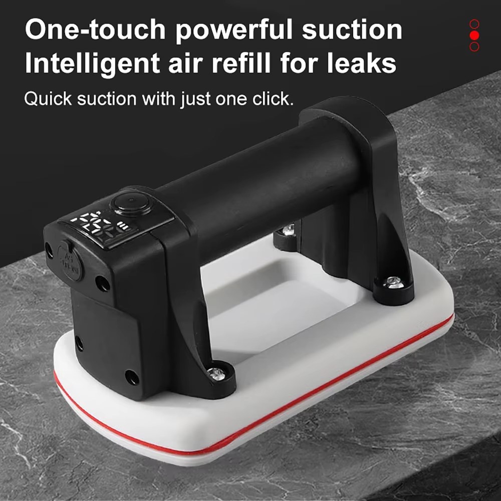 Electric Vacuum Sucker with Rechargable Battery One-Click Start Vacuum Air Pump 90KG Glass Tile Suction Cup Gripster Heavy-Duty Lifter listing photo 5