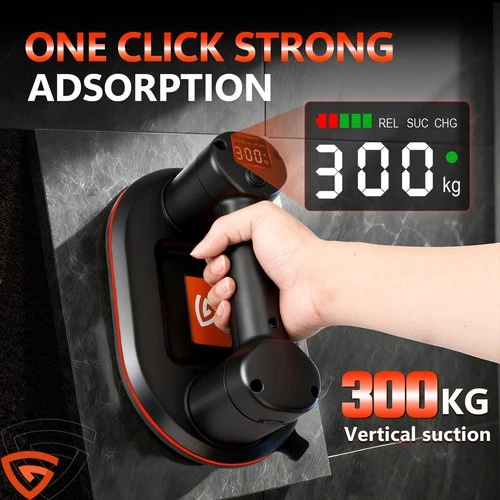 300KG 3600mAh Electric Vacuum Suction Cup Gripster Heavy-Duty Suction Lifting Machine listing photo 6