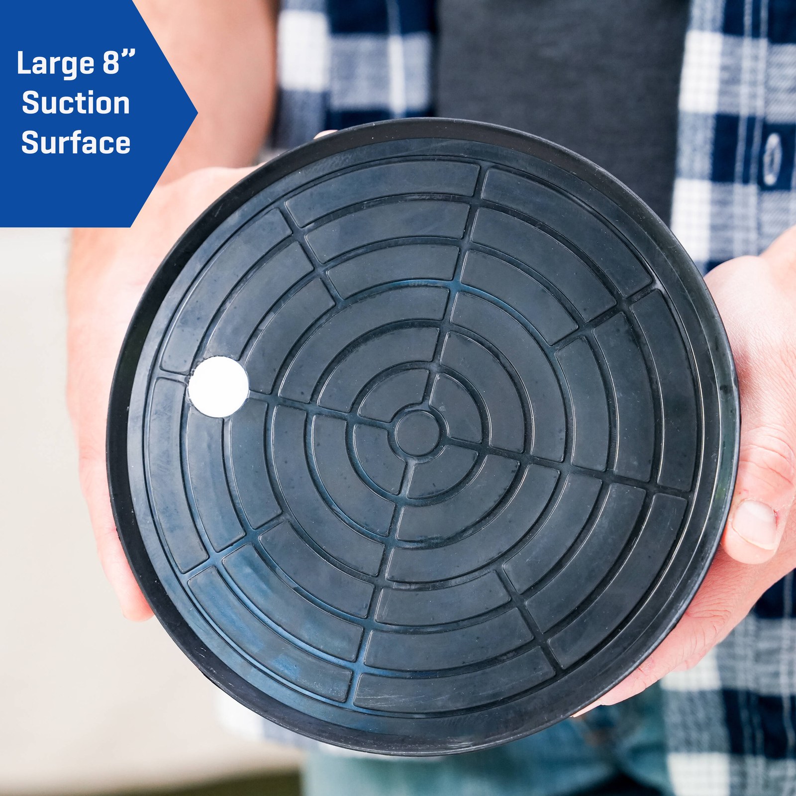 Kobalt 330-lb 8-in Dia Plastic Battery Operated Tile Suction Cup Gripster listing photo 7