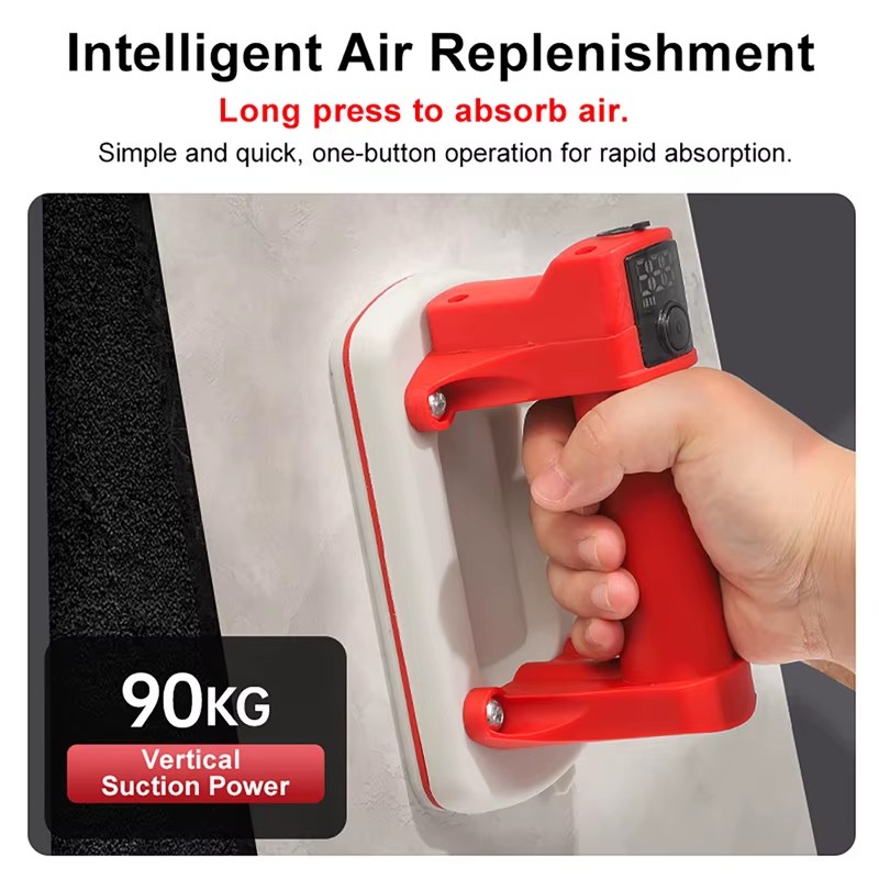 Electric Vacuum Suction Cup Gripster 90KG Bearing Capacity Heavy Duty Vacuum Lifter for Glass Tile Granite Manual Lifting Magnets Tools listing photo 3