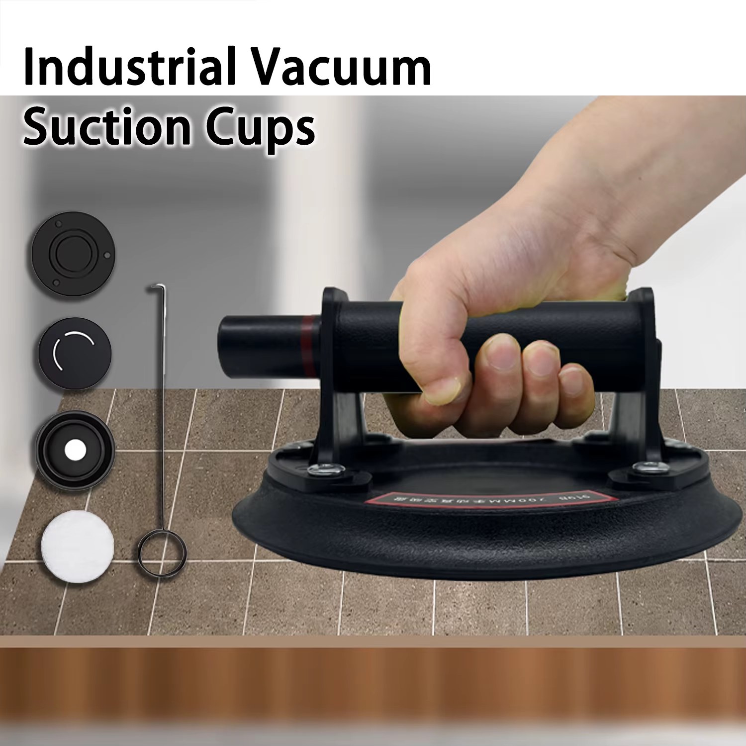 20CM diameter Vacuum Suction Cup Gripster granite Glass Tile Suckers Manual lifting 8 Inch 220kg Bearing Capacity Heavy Suction Cup listing photo 2