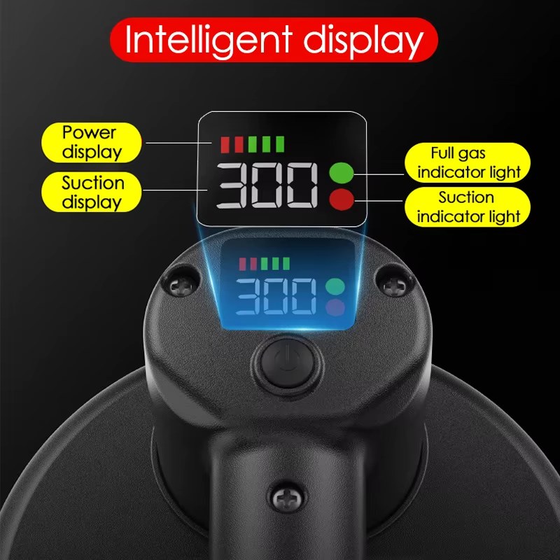 Intelligent Display Electric Vacuum Suction Cup Gripster 300KG Load Capacity Industrial Grade Vacuum Suckers Granite Tile Glass Lifter listing photo 3