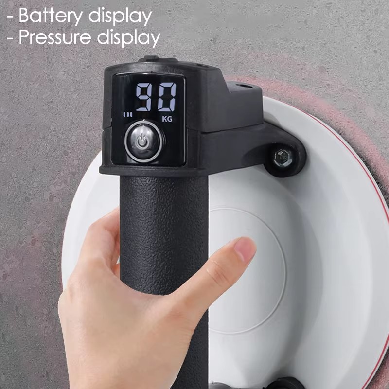 90KG Load Mini 6inch Electric Vacuum Suction Cup Heavy Duty Granite Tile Glass Gripster Lifter 2000mAh with Plastic Box Lifting Tools listing photo 2