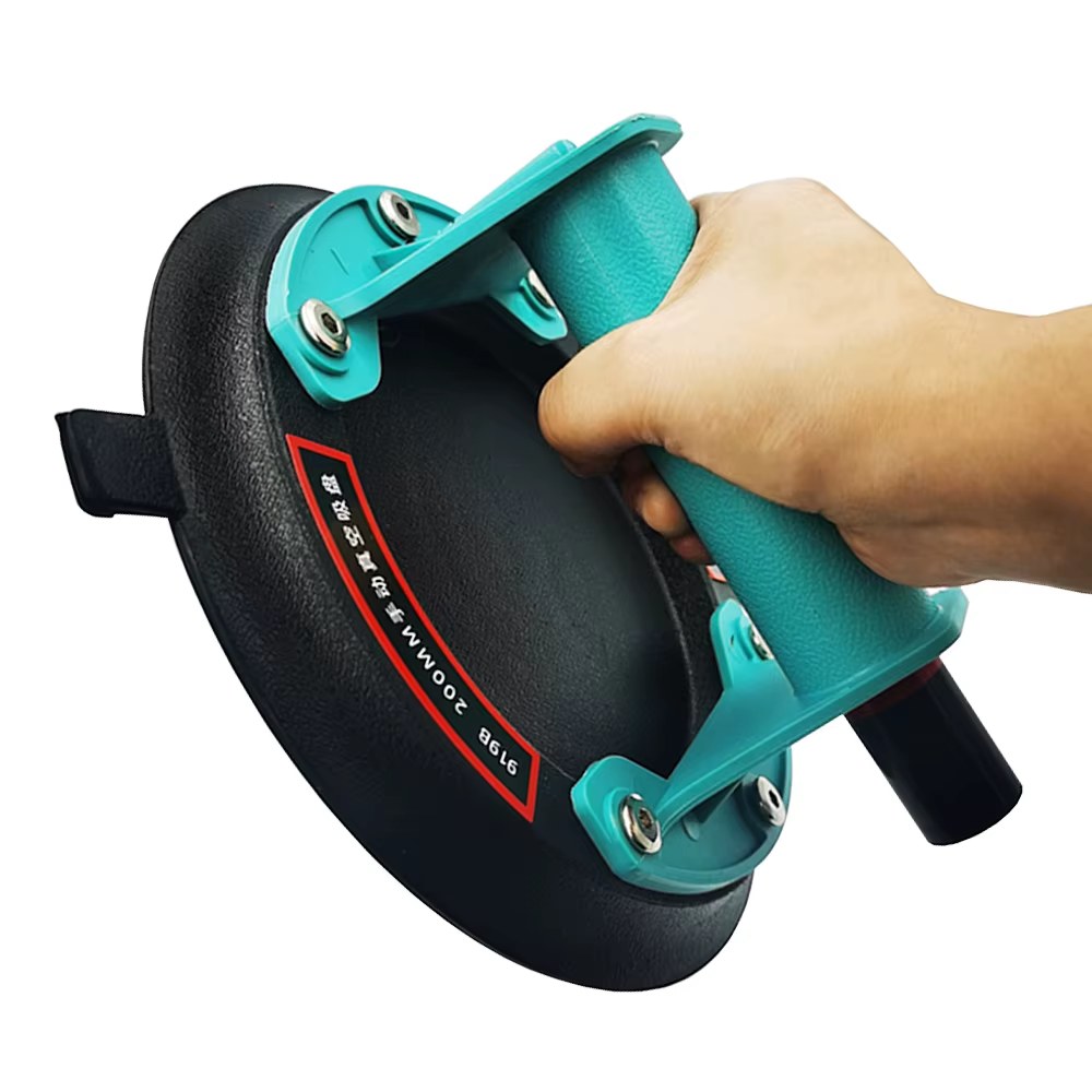 Vacuum Suction Cup Gripster 200kg Loading Capacity Heavy Duty Vacuum Spreader for Tile Adsorption Granite Glass Lifting 8 Inch Cup
