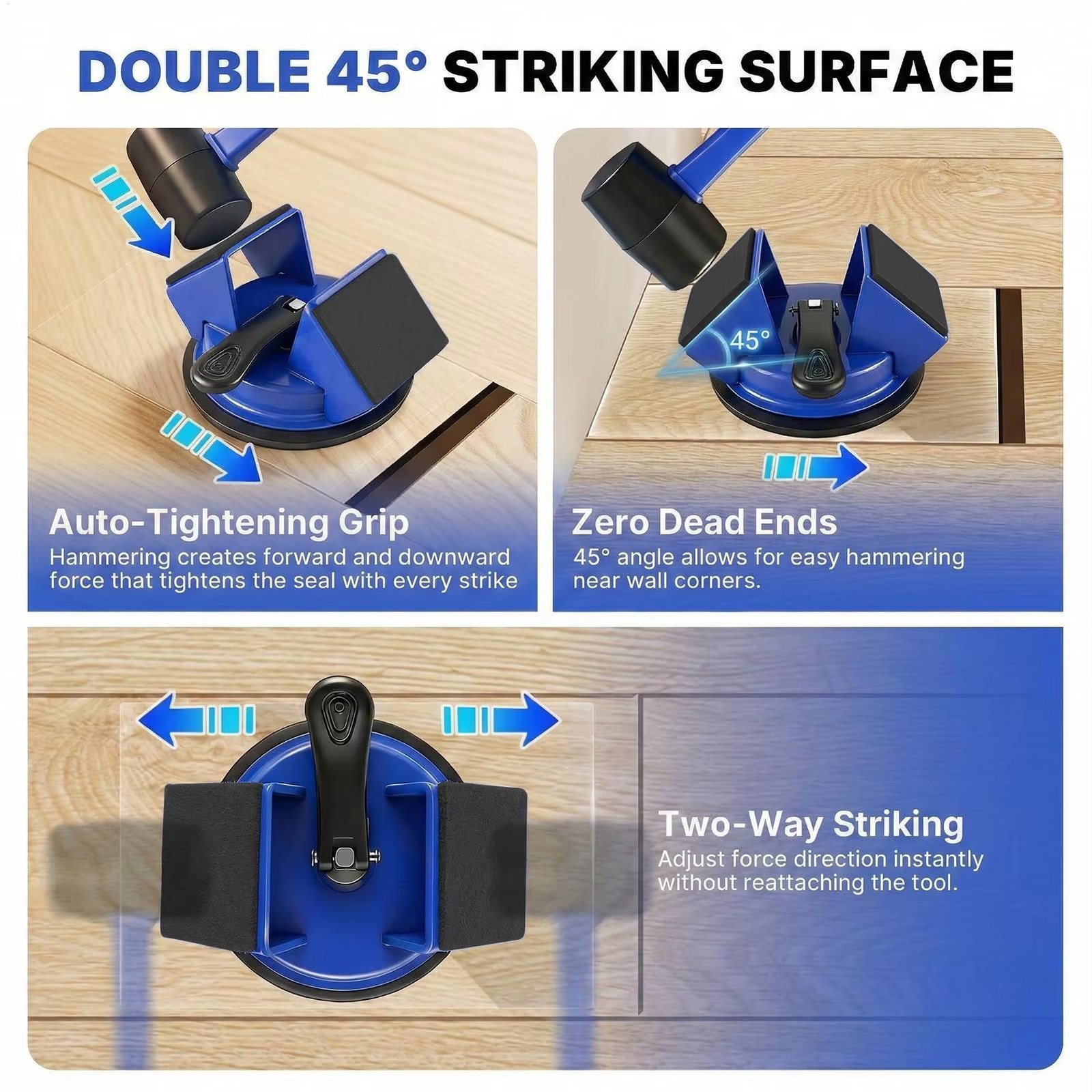 Tile Leveling Tool Heavy Duty Suction Cup Gripster Floor Lifter 45degree Striking Filler With Sticky Pads For Alignment Fixing Countertop listing photo 3