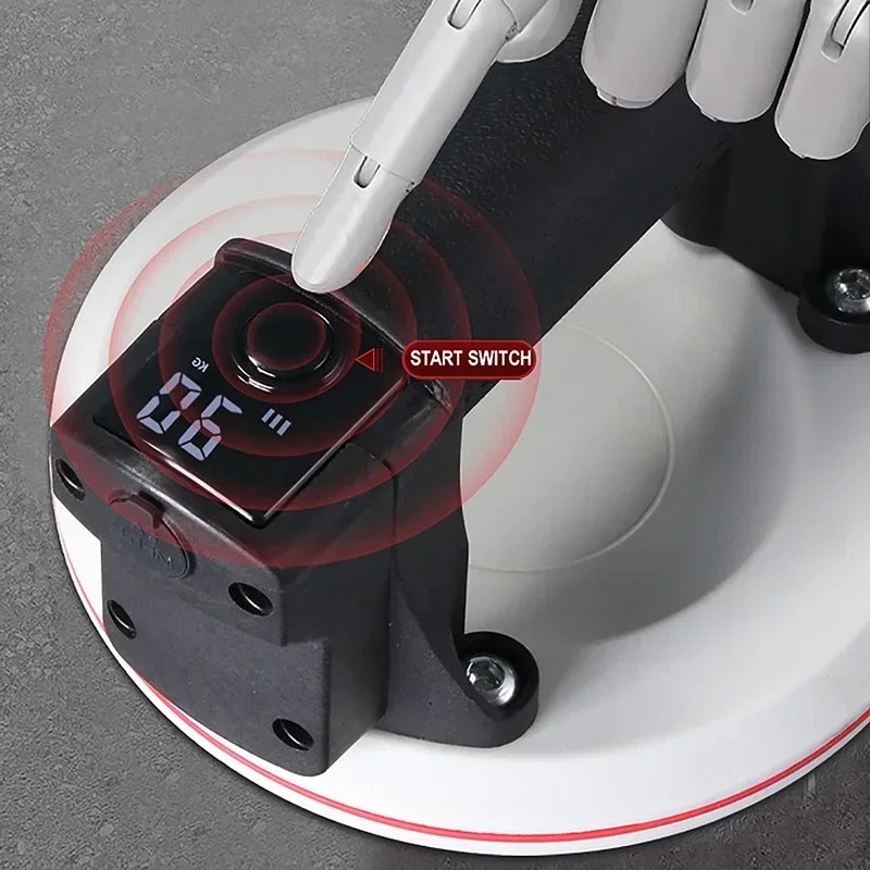 200KG Load High-Power Electric Suction Cup Gripster 2000mAh Smart Display One-Click Start Vacuum Air Pump Heavy Lifter listing photo 3