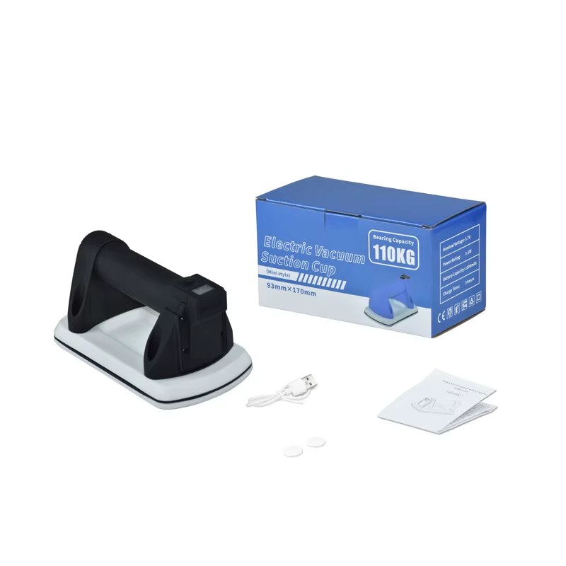 New Small Hand-held Tools Smart Electric Vacuum Gripster Suction Cups 3 Ruber Suckers Automatic Pump 93*170mm Lithium Battery Lifting listing photo 2