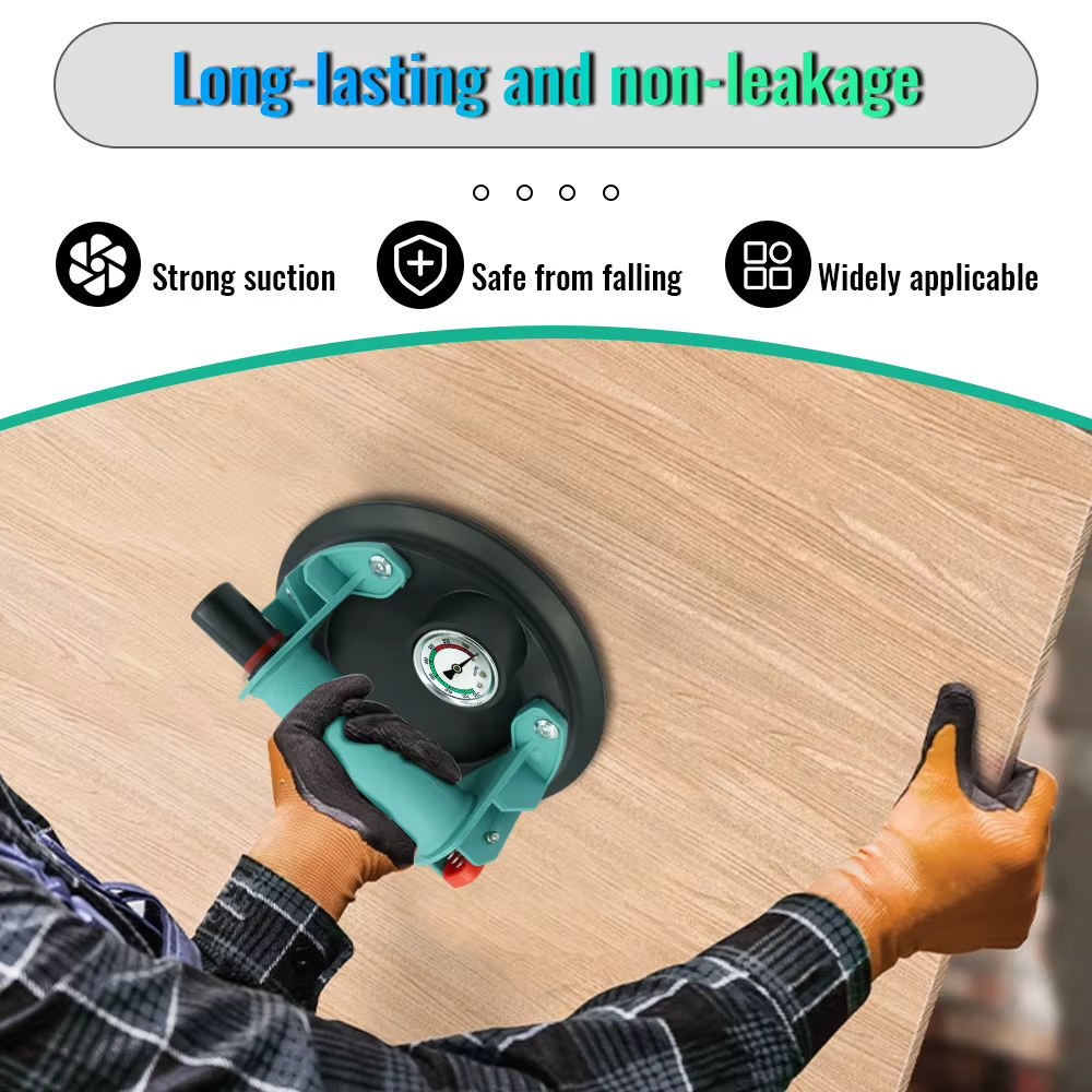 8 Inch 250 Kg Carrying Capacity Heavy Duty Manual Lifting Vacuum Suction Cup Gripster for Granite Tile Glass listing photo 2