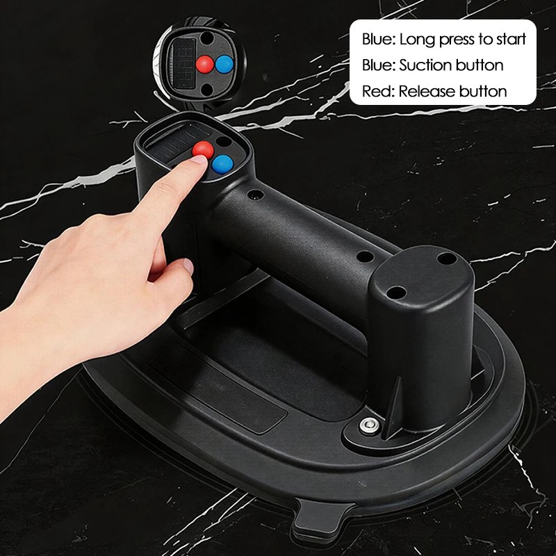 200KG Load Heavy Duty Intelligent Electric Vacuum Suction Cup Gripster Industrial Grade Glass Tiles Vacuum Lifter Tools 1800mAh Battery listing photo 3